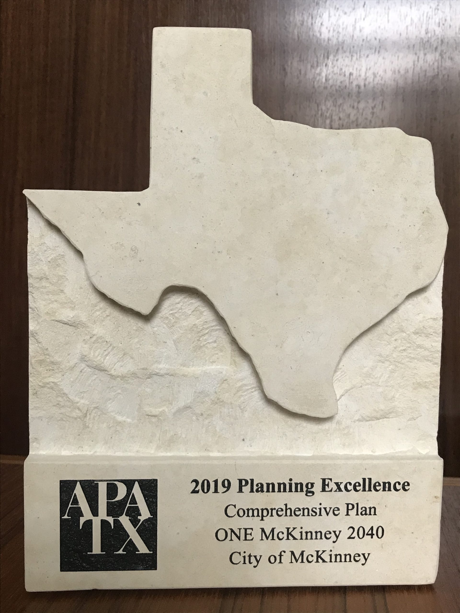 Texas APA Planning Excellence Award for a Comprehensive Plan Plan For