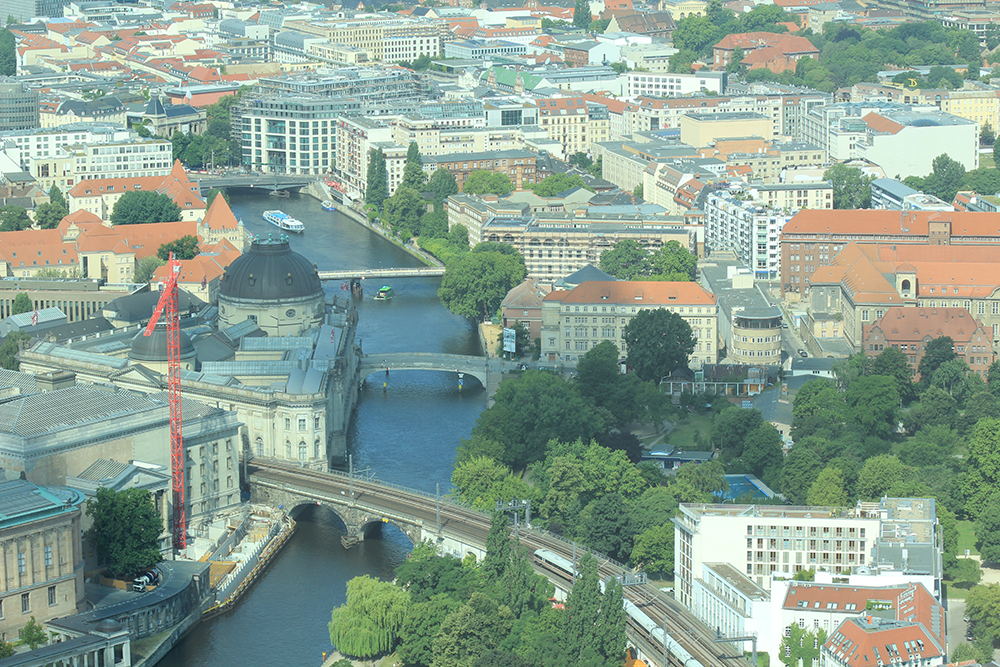 Berlin, Germany. A major capital was divided for decades and has become reunited.
