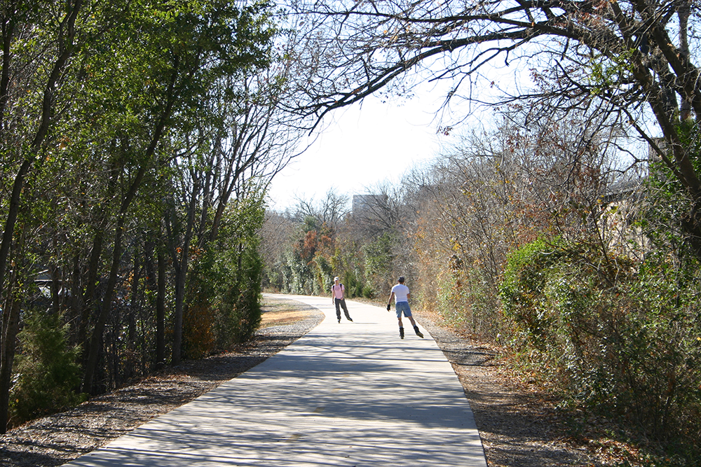 Katy Trail, Dallas, Texas. An abandoned rail corridor became an urban refuge and real estate asset.