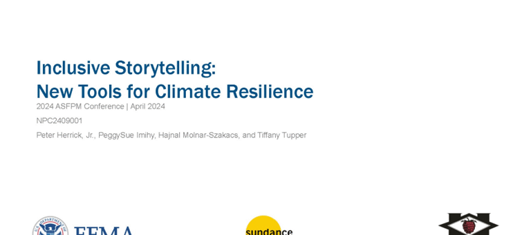 Inclusive Storytelling: New Tools for Climate Resilience