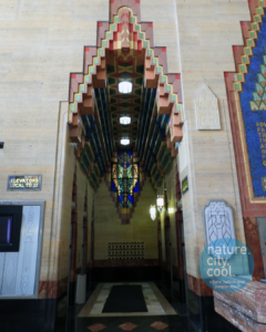 Art Deco details of Guardian Building, completed for the Union Trust Company in 1929