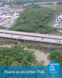 Where river, forest and infrastructure meet.